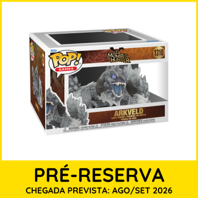 Figura Funko Pop! Arkveld Monster Hunter em caixa transparente