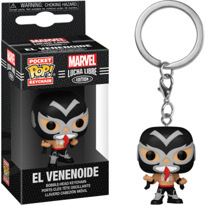 Chaveiro Pocket Pop! Marvel Lucha Libre Edition El Venenoide