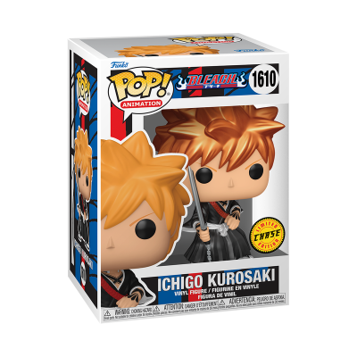 Funko Pop! Ichigo Kurosaki de Bleach em caixa