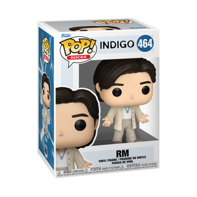 Boneco Funko Pop! Rocks RM INDIGO 464 em embalagem