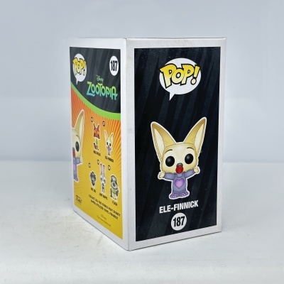 Embalagem de Funko Pop Disney Zootopia Ele-Finnick número 187