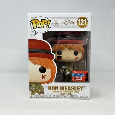 Figura Ron Weasley de vinil dentro da caixa POP!
