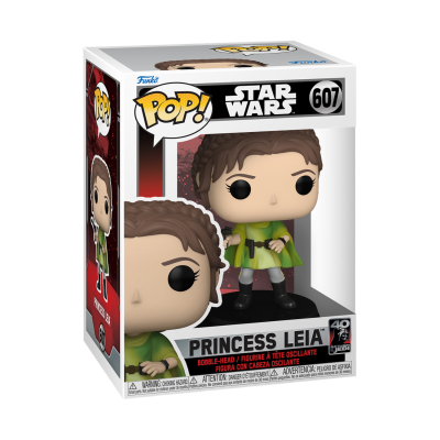 Embalagem Funko Pop! Star Wars Princess Leia nº 607