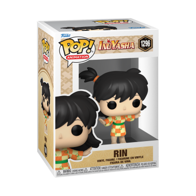Figura em vinil Funko Pop Rin Inuyasha número 1296 na embalagem