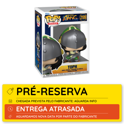 Figura Funko Pop! Toph de Avatar Aang na caixa