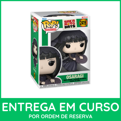 Figura Funko Pop Osaragi Sakamoto Days em caixa
