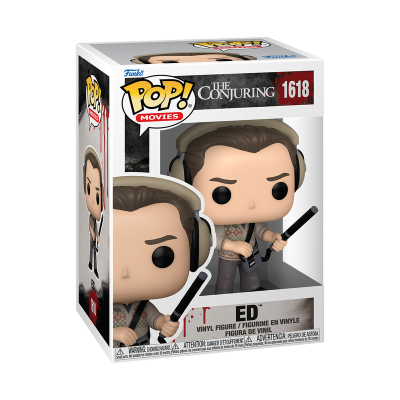 Figura Funko Pop! Ed The Conjuring em caixa de embalagem com janela