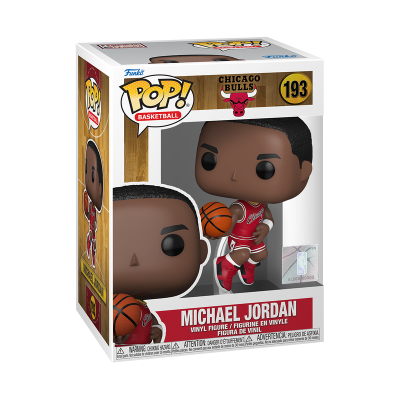 Figura Funko Pop! Michael Jordan Chicago Bulls com bola de basquetebol