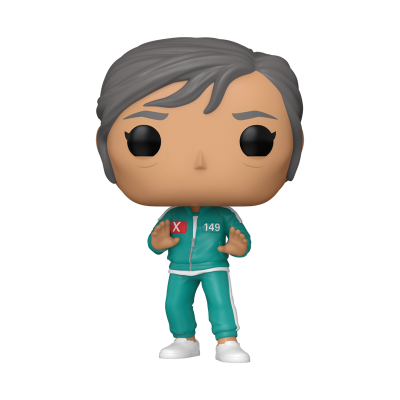 Boneco estilizado com fato de treino verde e cabelo cinzento