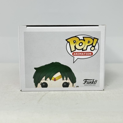 Caixa Funko Pop! Animation com figura animada de cabelo verde e tiara amarela