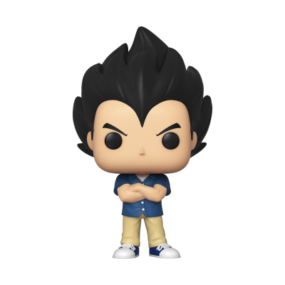 Figura Funko Pop de personagem masculino com cabelo preto espigado