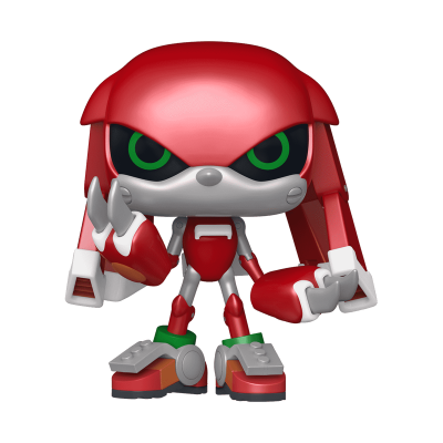 Figura Funko POP do personagem Knuckles da série Sonic em vinil