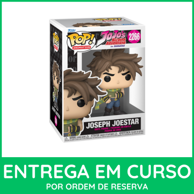 Funko Pop Joseph Joestar JoJos Bizarre Adventure em caixa