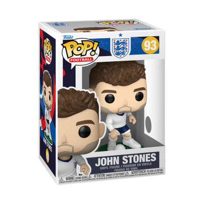 Figura Funko Pop de John Stones em caixa com janela