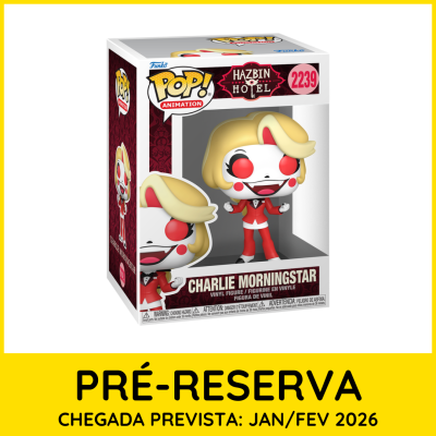 Figura Funko Pop Animation Charlie Morningstar Hazbin Hotel 2239 na caixa