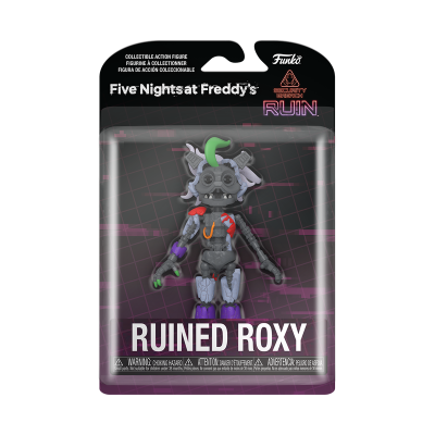 Figura de ação Funko Ruined Roxy Five Nights at Freddy's na embalagem