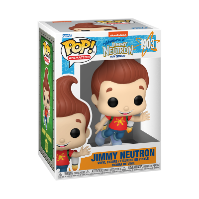 Figura Funko Pop! de Jimmy Neutron em embalagem
