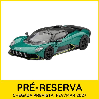 Miniatura de carro desportivo verde metálico com detalhes em preto e amarelo-limão