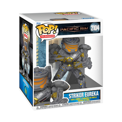 Boneco Funko Pop Striker Eureka Pacific Rim em caixa