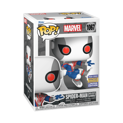 Figura Funko Pop! Spider-Man Big-Rips Armor em caixa