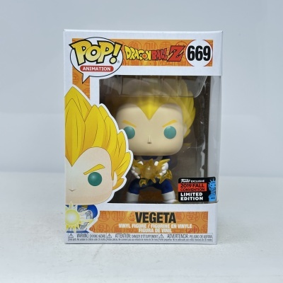 Figura Funko Pop Vegeta Dragon Ball Z edição limitada 2019 na caixa