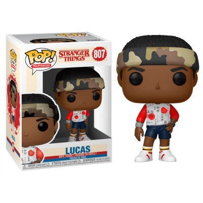 Boneco Funko Pop Lucas Stranger Things 807 com caixa