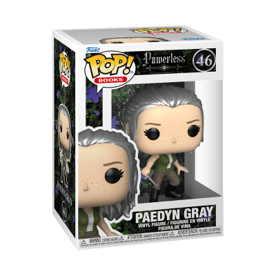 Figura Funko Pop! Paedyn Gray em embalagem transparente da série Powerless