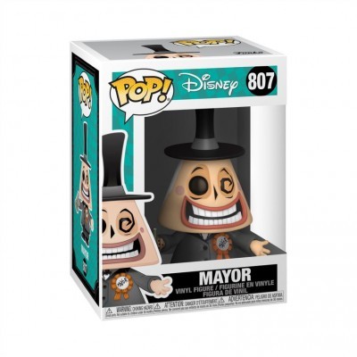 Figura Funko Pop! Mayor da Disney, número 807 em caixa