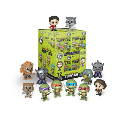 Caixa de colecionador Funko Pop! Teenage Mutant Ninja Turtles com figuras em vinil coloridas