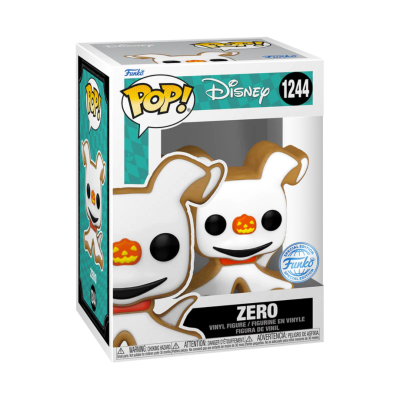 Figura Funko Pop! Disney Zero em vinil na caixa.