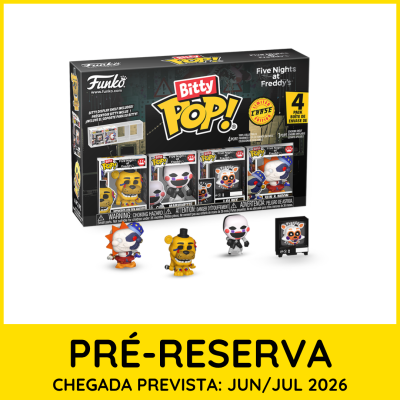 Pack de 4 mini figuras vinyl colecionáveis Funko Pop! Bitty Five Nights at Freddys