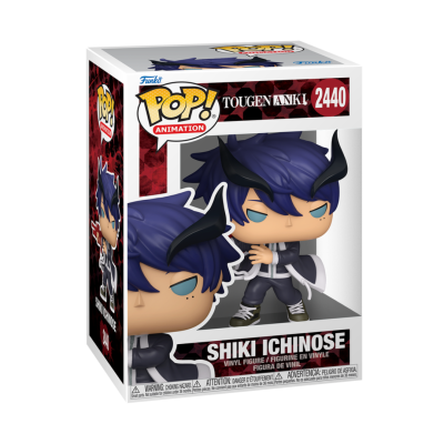 Caixa do boneco Funko Pop Shiki Ichinose da animação Tougen Anki