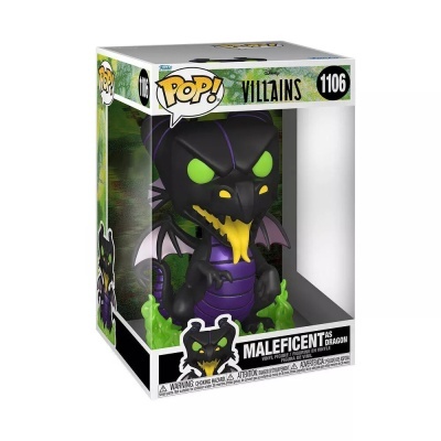 Figura Funko POP de Maleficent como dragão na caixa