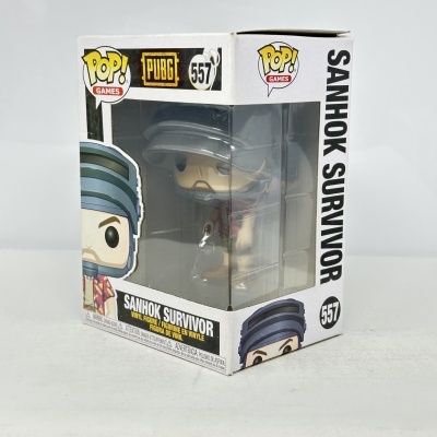 Boneco vinil Funko Pop! PUBG Sanhok Survivor nº 557 na embalagem