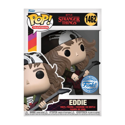 Funko Pop! Stranger Things Eddie vinil na embalagem
