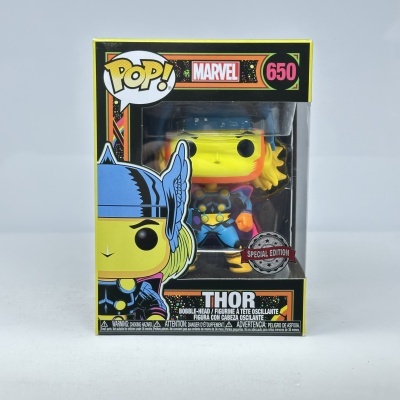 Funko Pop de Thor da Marvel na caixa original, edição especial, número 650