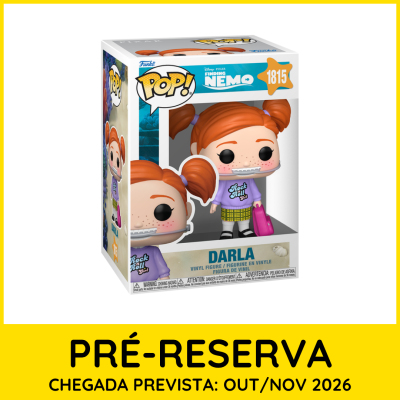 Funko Pop! Darla de Finding Nemo em caixa de vinil com janela