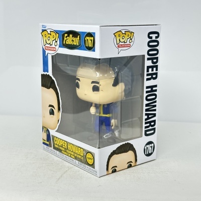 Caixa da figura Funko Pop de Cooper Howard do jogo Fallout
