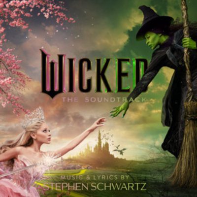 Capa do álbum Wicked com duas personagens principais e um castelo ao fundo