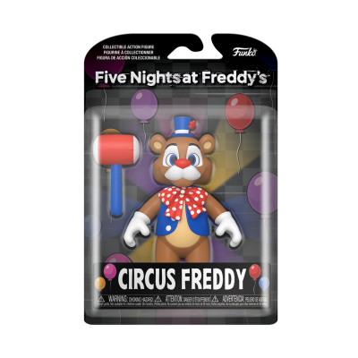 Figura de ação Circus Freddy da Five Nights at Freddy's em embalagem Funko