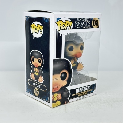 Figura Funko Pop! Niffler da coleção Fantastic Beasts na caixa
