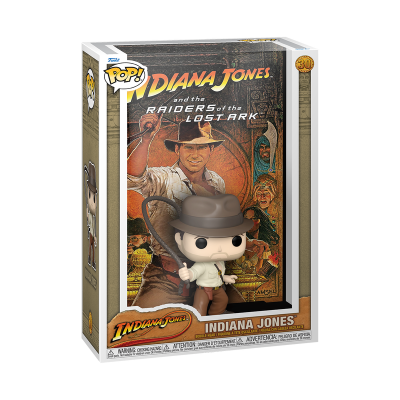 Figura Funko Pop! Indiana Jones com embalagem do filme Raiders of the Lost Ark