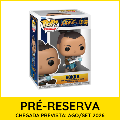 Funko Pop! Sokka de Avatar Aang na embalagem