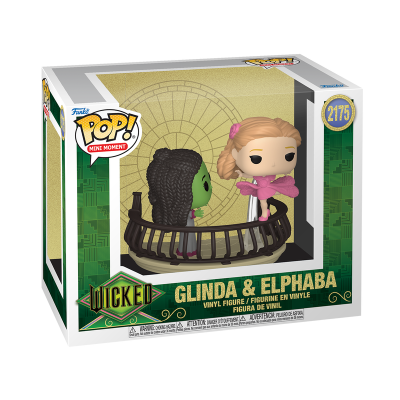 Caixa Funko Pop! Mini Moment Glinda & Elphaba com figuras de vinil de personagens Wicked