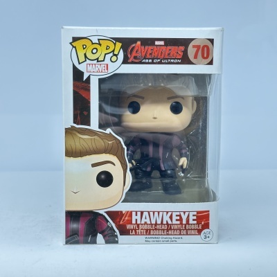 Funko Pop! Hawkeye Marvel Avengers Age of Ultron embalagem