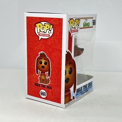 Caixa de vinil POP! Movies Max the Dog The Grinch