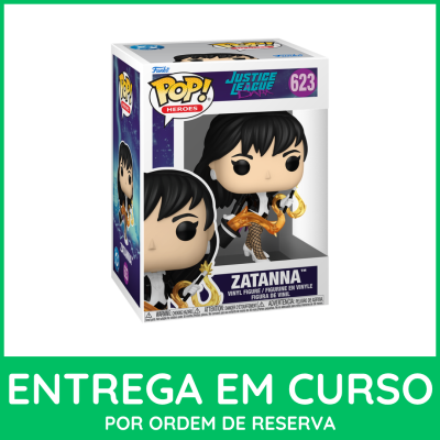 Funko Pop! Zatanna Justice League Dark figura de vinil na embalagem