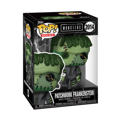 Funko Pop! vinil Patchwork Frankenstein Universal Monsters 2014 em caixa preta