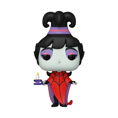 Figura de vinil com capa vermelha e chapéu roxo