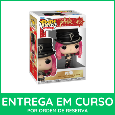 Funko Pop! Rocks P!nk figura de vinil na caixa